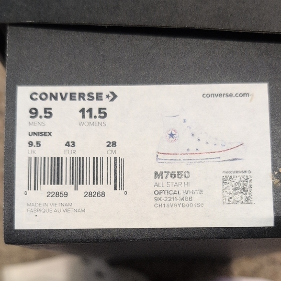 Converse Classic White High-Tops - Picture 5 of 5